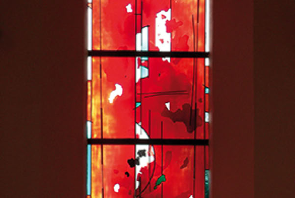 Kath. Kirche St. Johannes der Täufer, Germersheim-Sondernheim. Gestaltung Chorfenster.